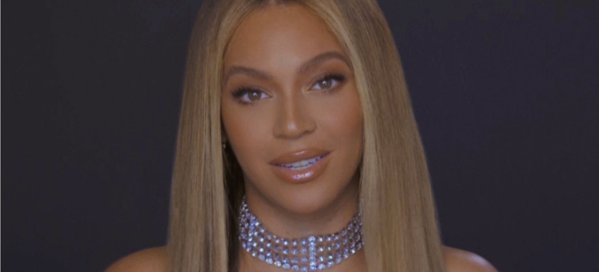 Beyoncé dando discurso no BET Awards 2020