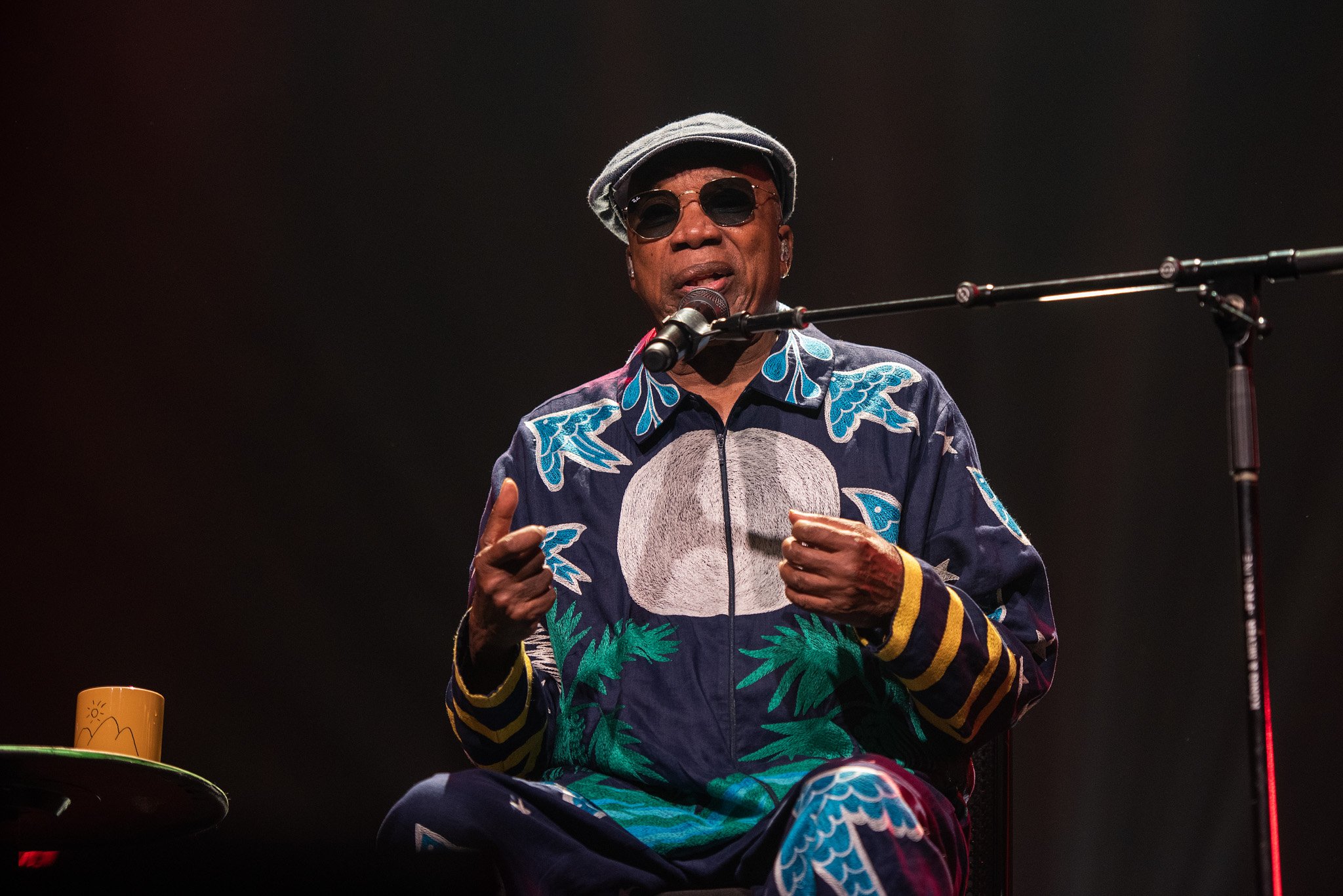 Milton Nascimento com a turnê 'A Última Sessão de Música' no Espaço Unimed. Crédito: Leca Suzuki