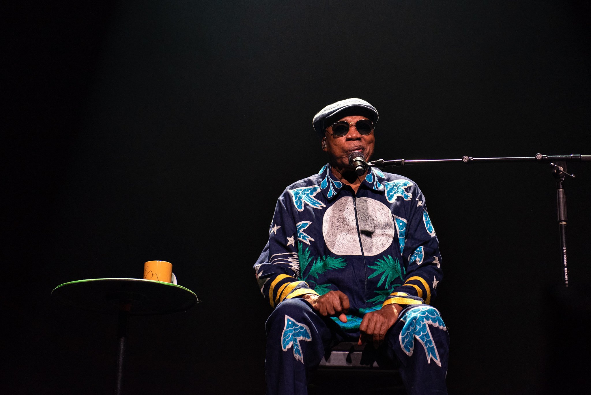Milton Nascimento com a turnê 'A Última Sessão de Música' no Espaço Unimed. Crédito: Leca Suzuki