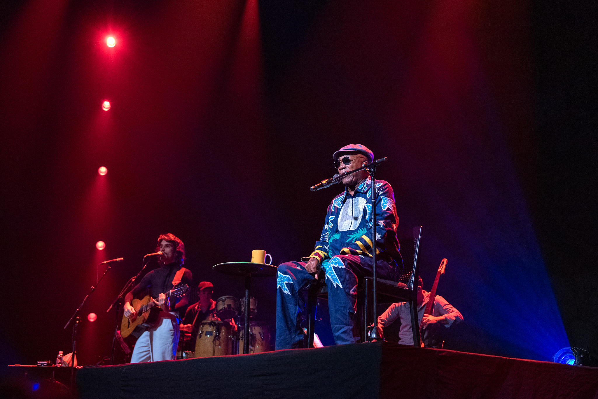 Milton Nascimento com a turnê 'A Última Sessão de Música' no Espaço Unimed. Crédito: Leca Suzuki