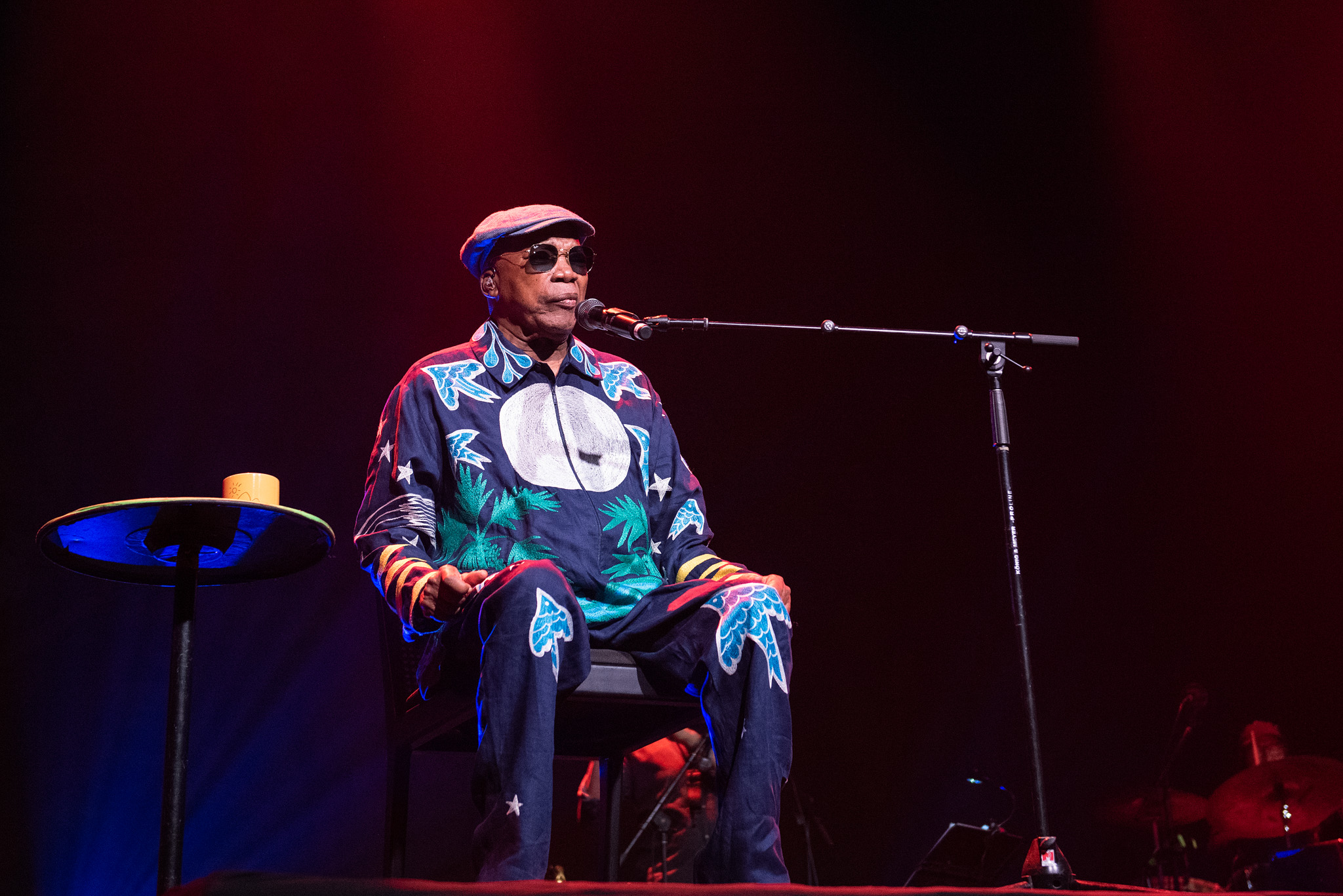 Milton Nascimento com a turnê 'A Última Sessão de Música' no Espaço Unimed. Crédito: Leca Suzuki