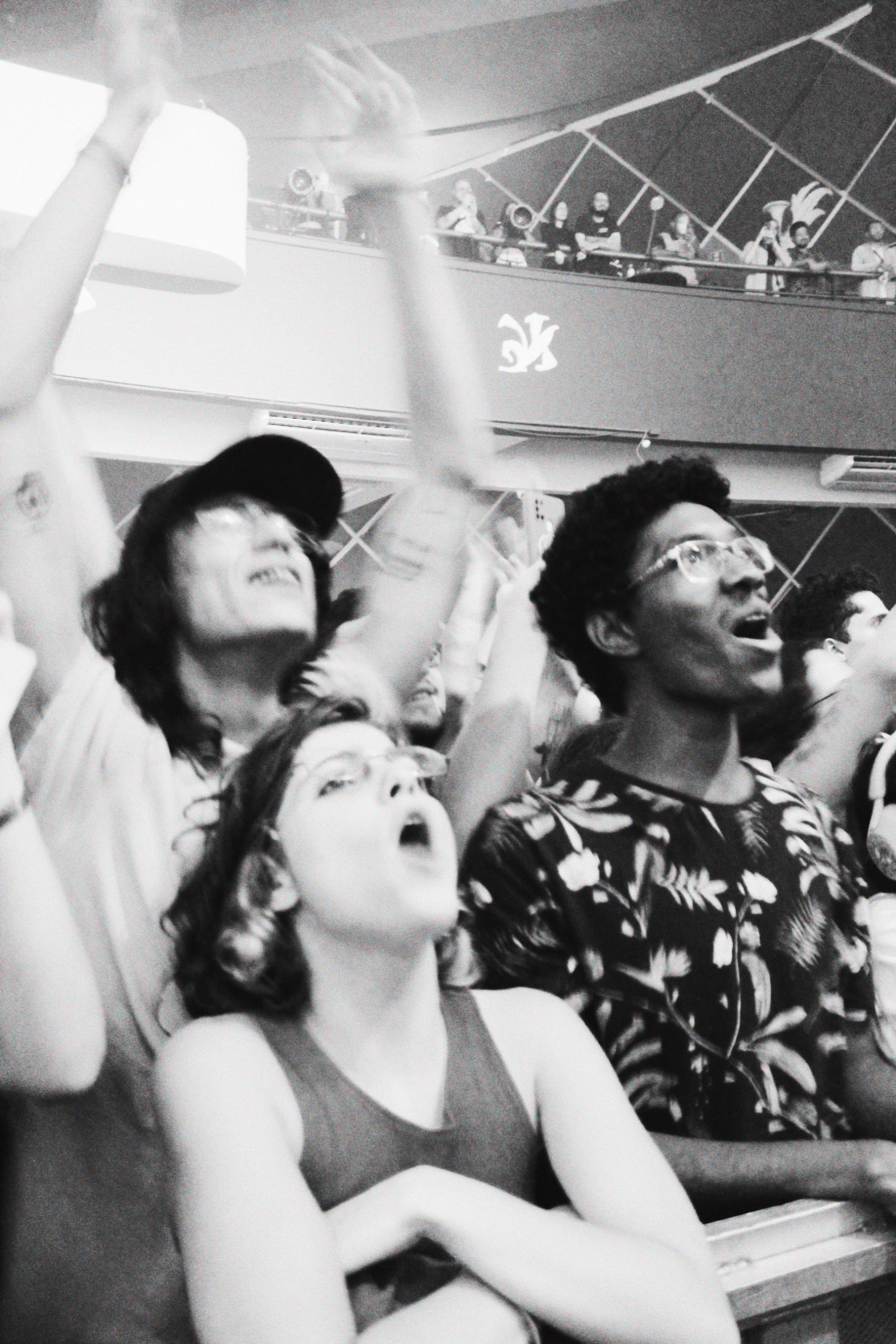 Público no show da Pluma e Black Midi em São Paulo. Crédito: Marcela Lorenzetti