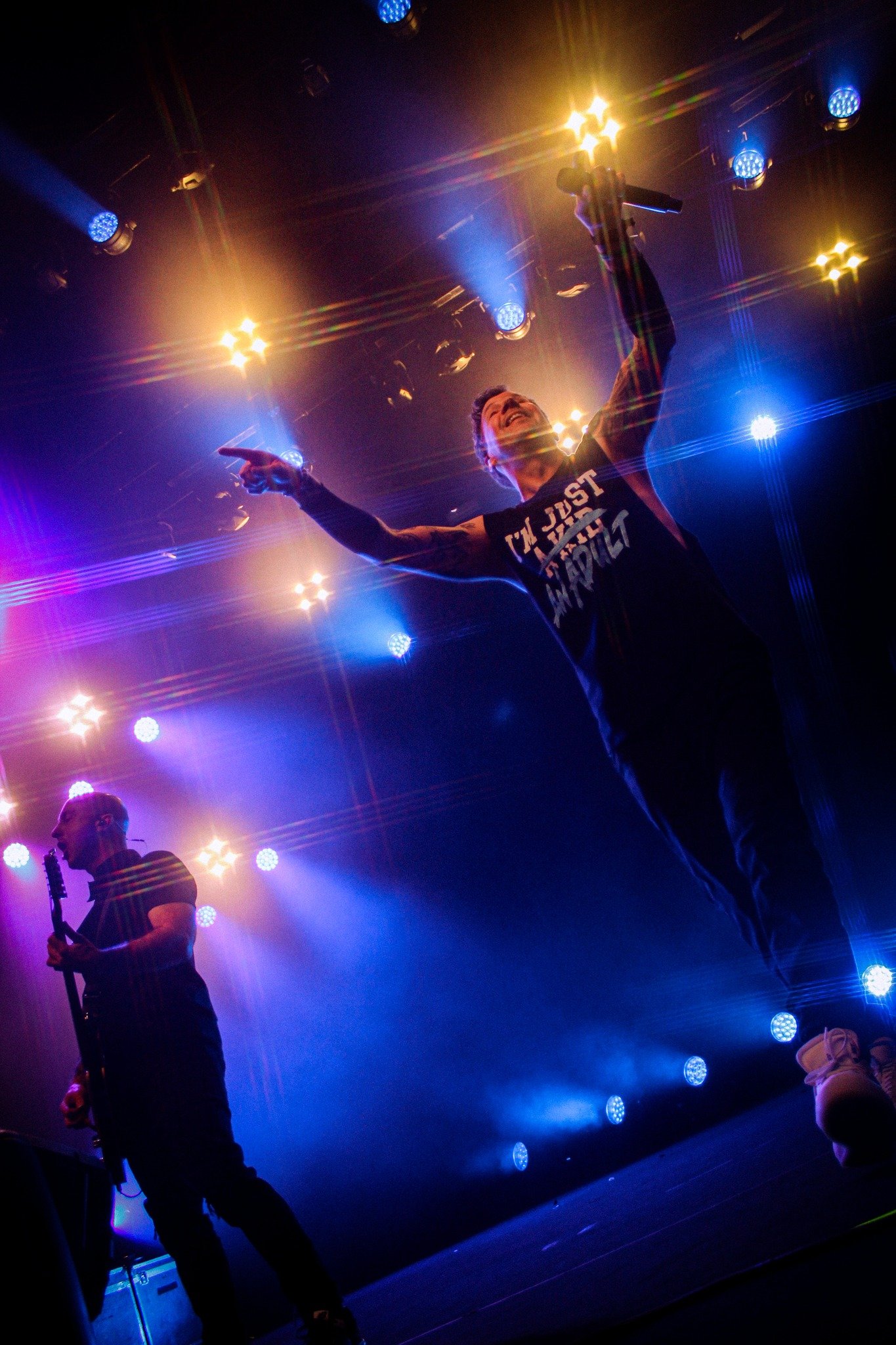 Simple Plan no Vibra SP durante o side show do I Wanna Be Tour. Crédito: Marcela Lorenzetti