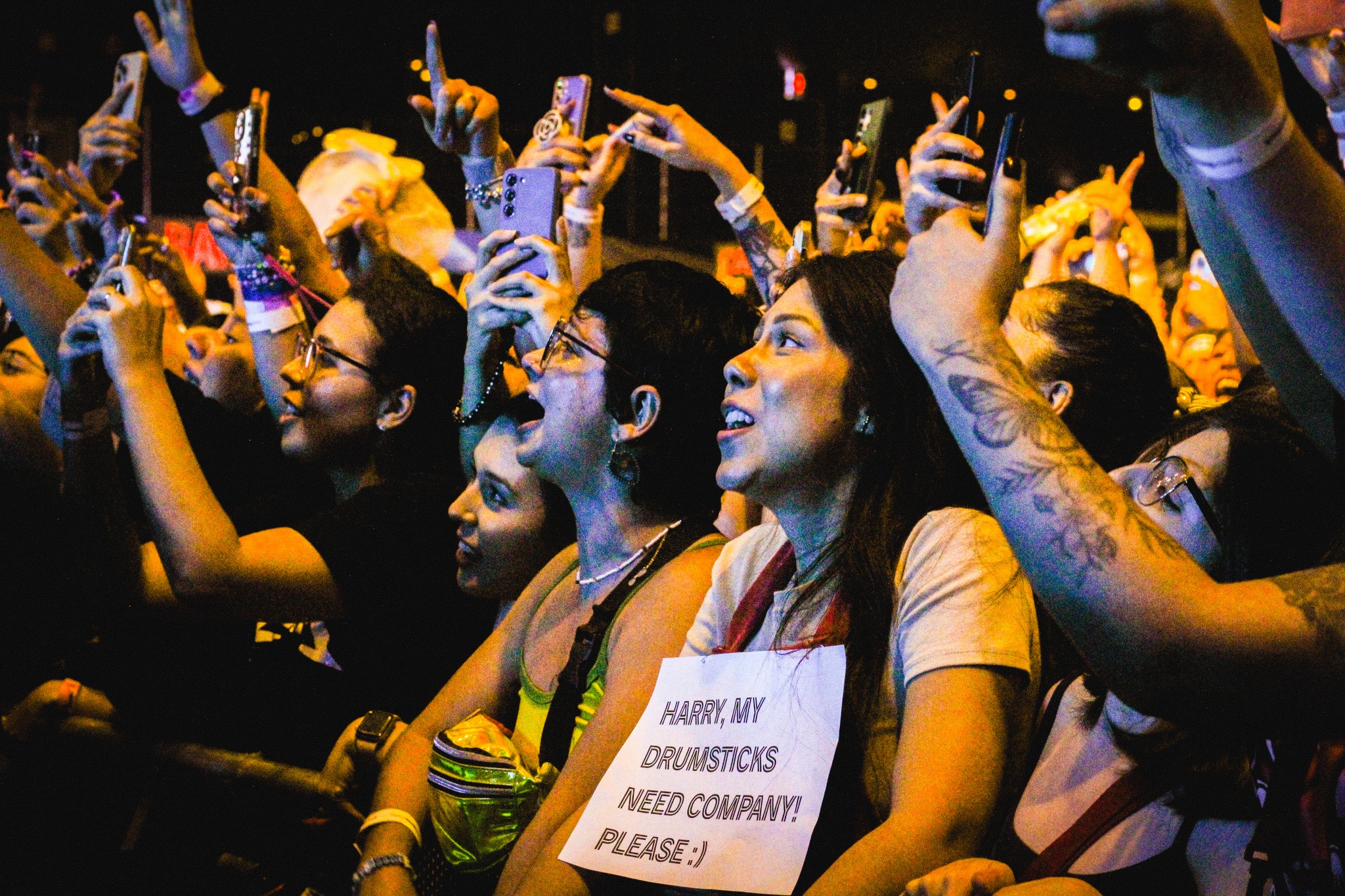 Público no show do McFly em São Paulo. Crédito: Marcela Lorenzetti